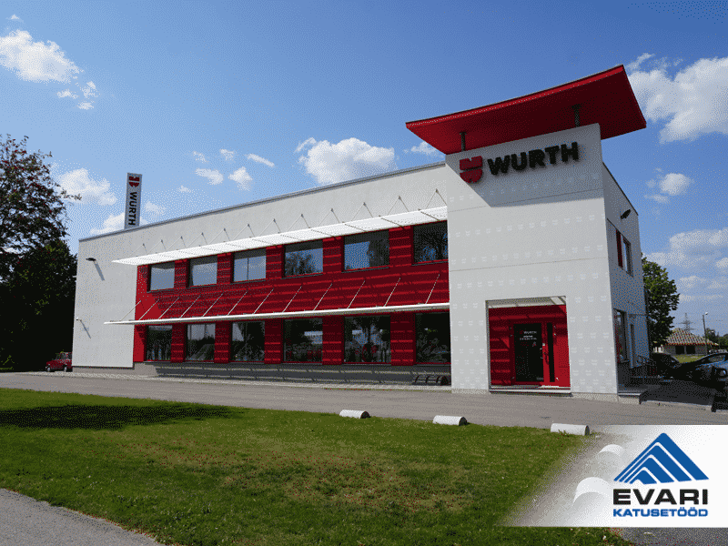 Würth AS lamekatuse rekonstrueerimine Tartus