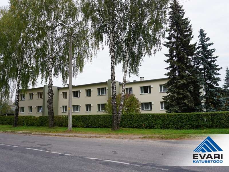 Välimise vihmavee äravooluga kortermaja katusetööd Elvas Kirde 16