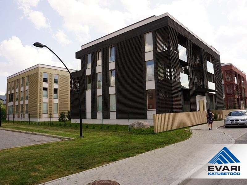 Majade katused Tartus A.Haava tänavas