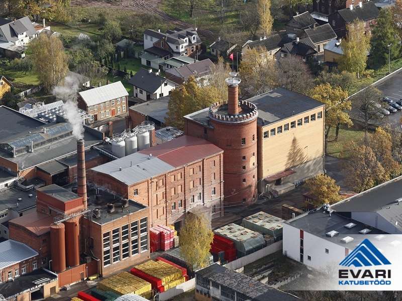 Katuse remont A.Le Coq Tartu õlletehas