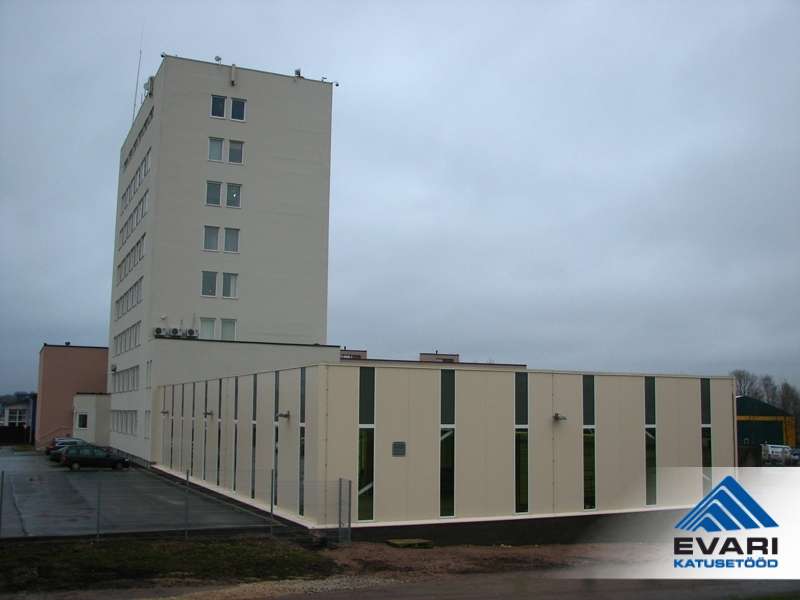Reoveepuhasti katus - Tartu Veevärk AS