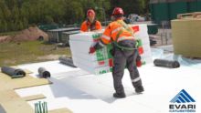 Transportpakendi tõstmine PVC katuste ehitamine - OÜ Evari Ehitus