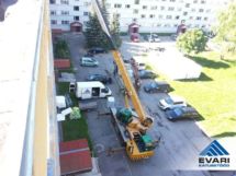 Materjali tõstmine katuse rekonstrueerimine, OÜ Evari Ehitus