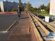 Renoveeriti parapetikonstruktsioon parapeti renoveerimine