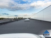Lamekatuse ehitustööd Tartu Lõunakeskuse 10. etapil Lamekatuse ehitus Tartu Lõunakeskuse 10. etapil