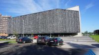 Eesti Rahvusarhiivi katusepollarite paigaldus Eesti Rahvusarhiivi katusepollarite paigaldus