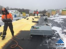 SBS katusekatte alumise kihi paigaldus SBS katusekatte alumine kiht