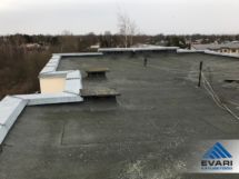 Katus enne rekonstrueerimist katuse rekonstrueerimine