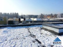 Lamekatusetööd talvel Lamekatusetööd talvel Kuperjanovi JVP, lamekatuse ehitus - OÜ Evari Ehitus